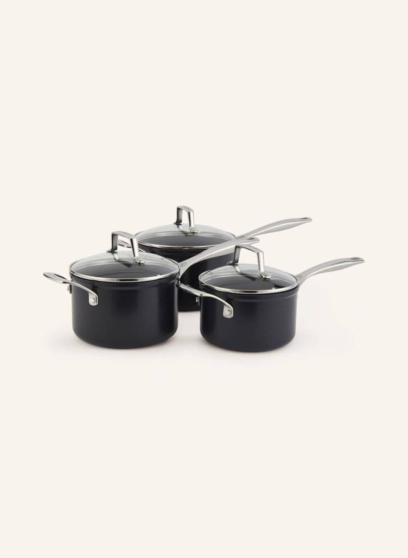 Le Creuset 3tlg. Profitopfset Essential schwarz von Le Creuset