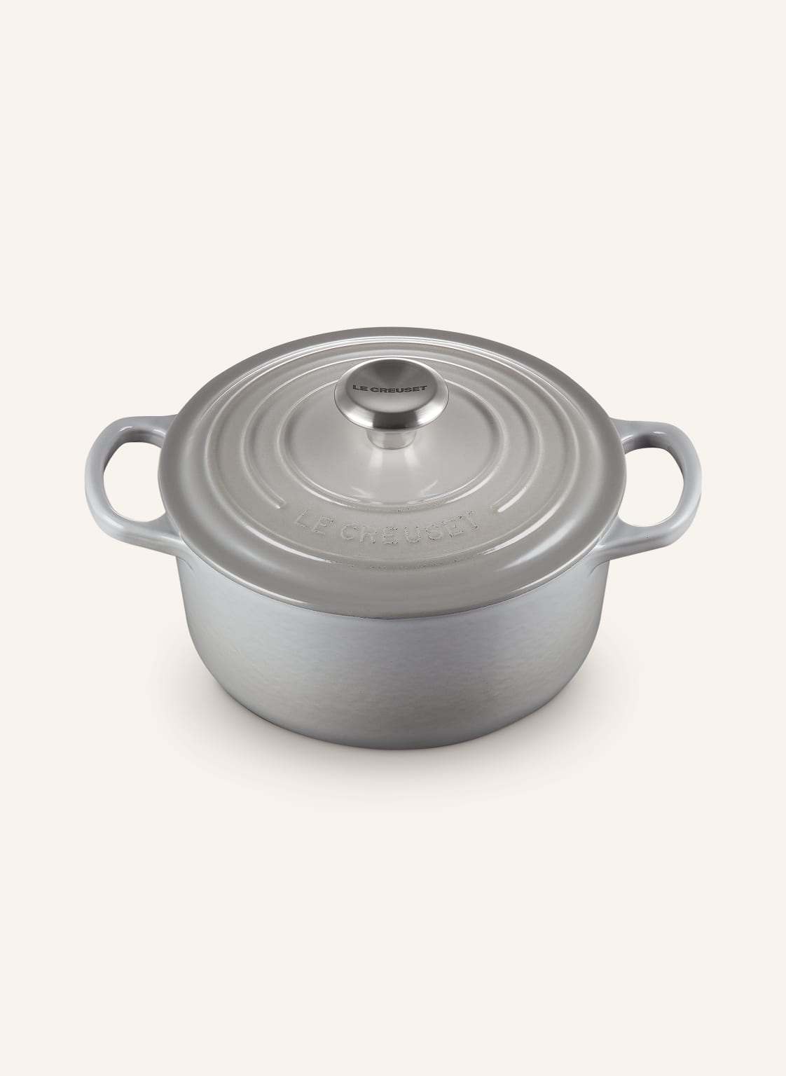 Le Creuset Bräter Signature grau von Le Creuset