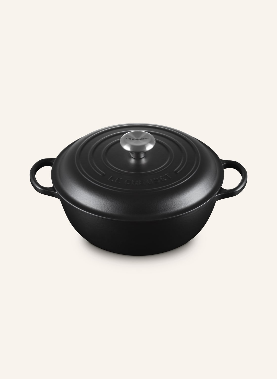 Le Creuset Bräter Signature schwarz von Le Creuset
