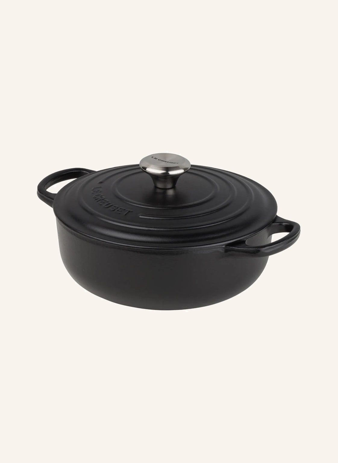 Le Creuset Bräter Signature schwarz von Le Creuset