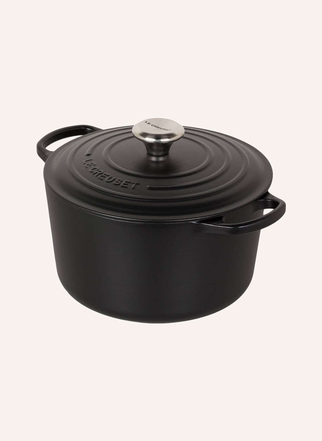 Le Creuset Bräter Signature schwarz von Le Creuset