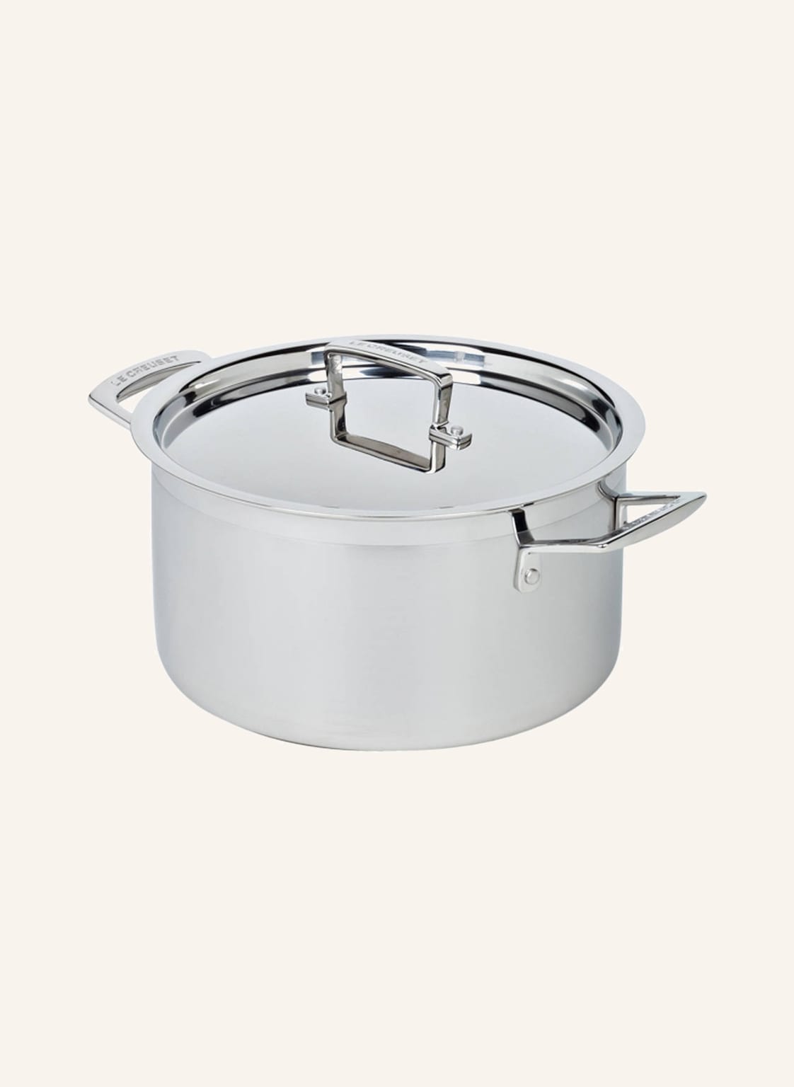 Le Creuset Fleischtopf 3-Ply silber von Le Creuset