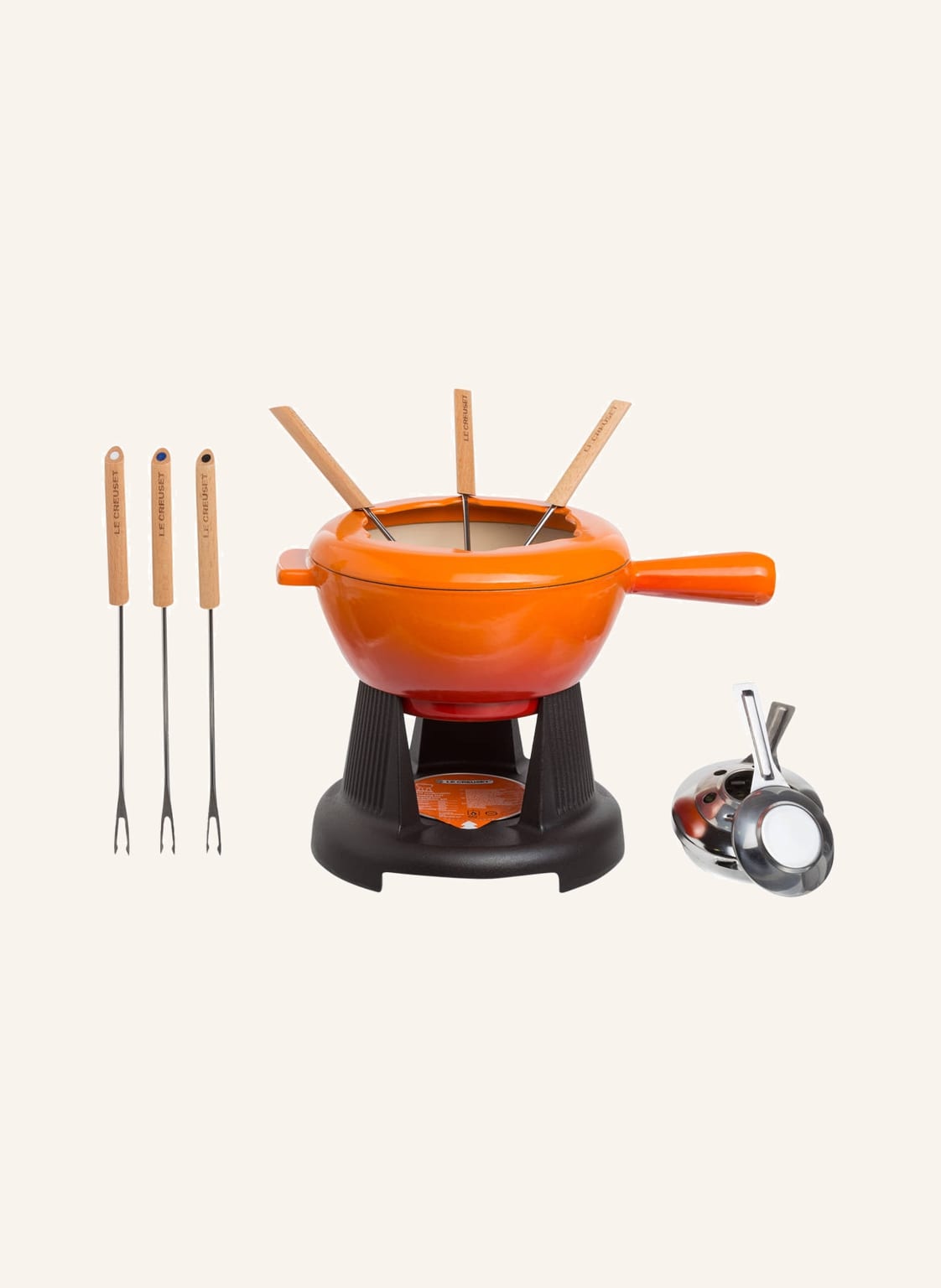 Le Creuset Fondue-Set Für 6 Personen orange von Le Creuset