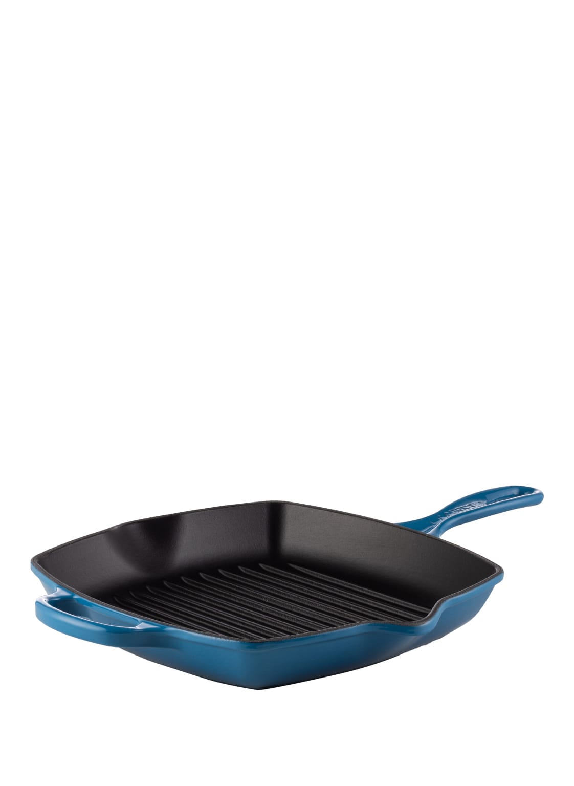 Le Creuset Grillpfanne Signature blau von Le Creuset