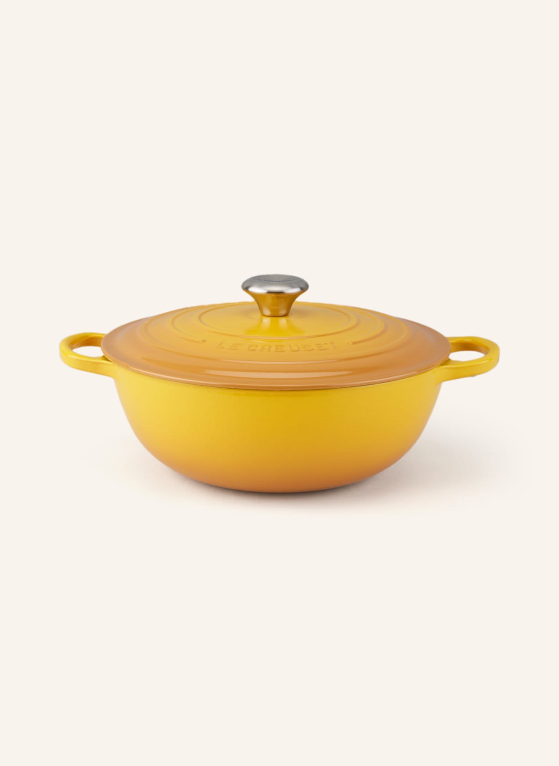 Le Creuset Kochtopf La Marmite Signature gelb von Le Creuset