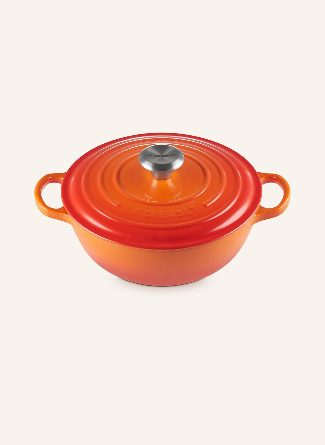 Le Creuset Kochtopf La Marmite Signature orange von Le Creuset