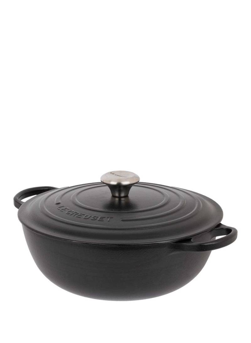 Le Creuset Kochtopf La Marmite Signature schwarz von Le Creuset