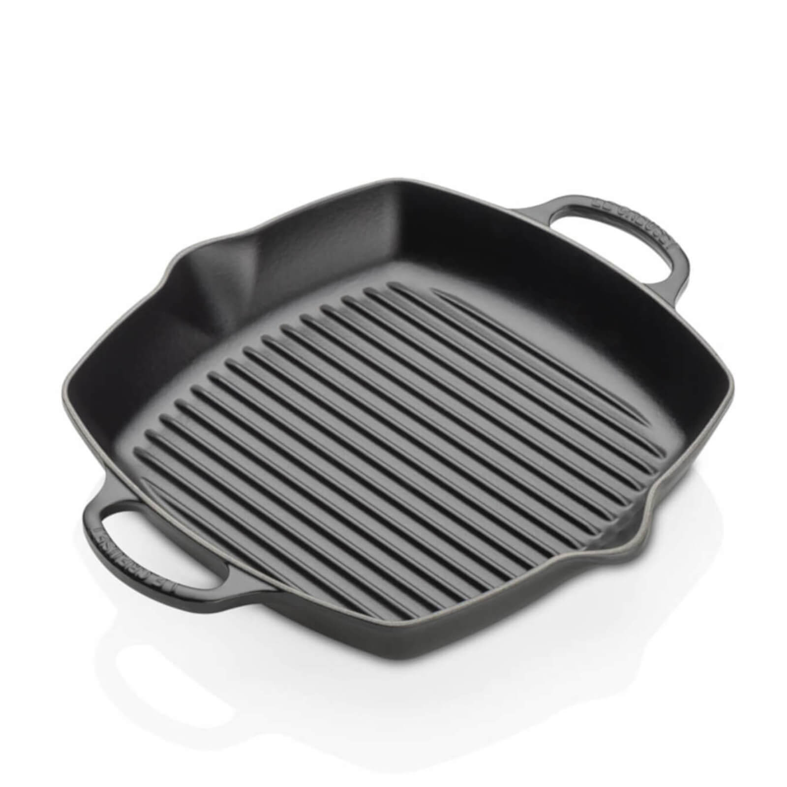 Le Creuset Signature Cast Iron Deep Square Grill - 30cm - Satin Black von Le Creuset