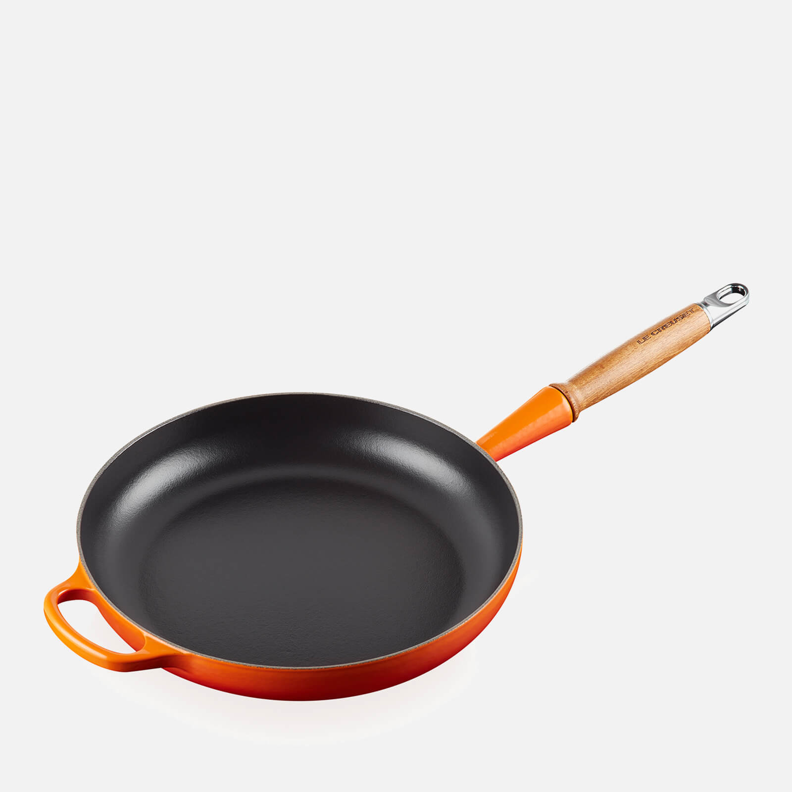 Le Creuset Signature Cast Iron Frying Pan - 28cm - Volcanic von Le Creuset