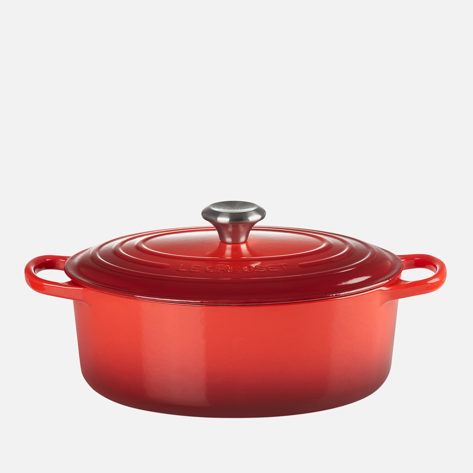 Le Creuset Signature Cast Iron Oval Casserole Dish - 27cm - Cerise von Le Creuset