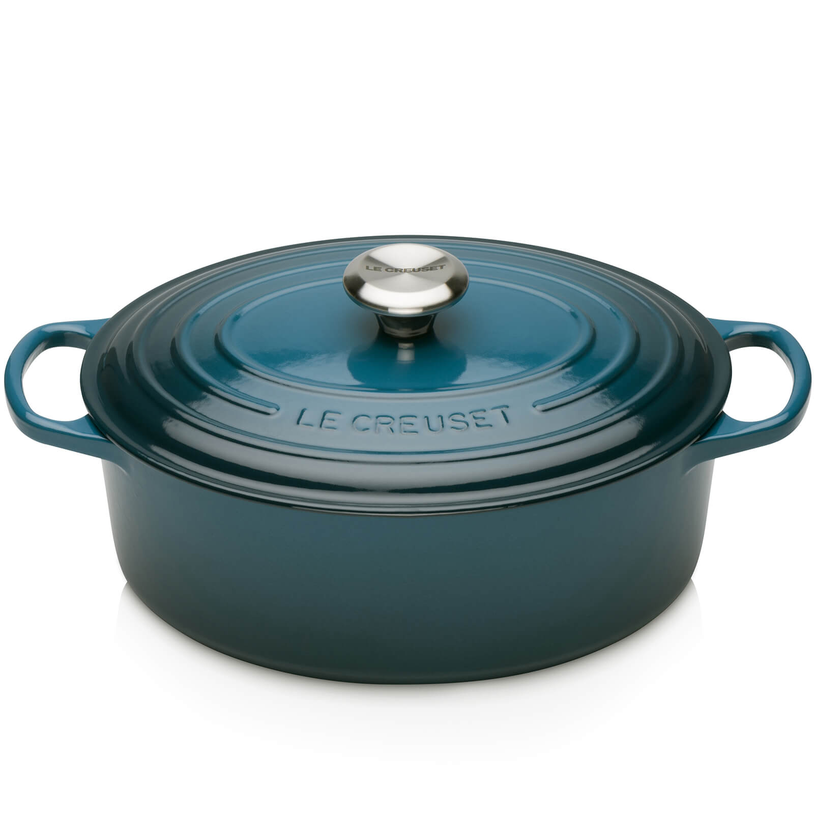 Le Creuset Signature Cast Iron Oval Casserole Dish - 27cm - Deep Teal von Le Creuset