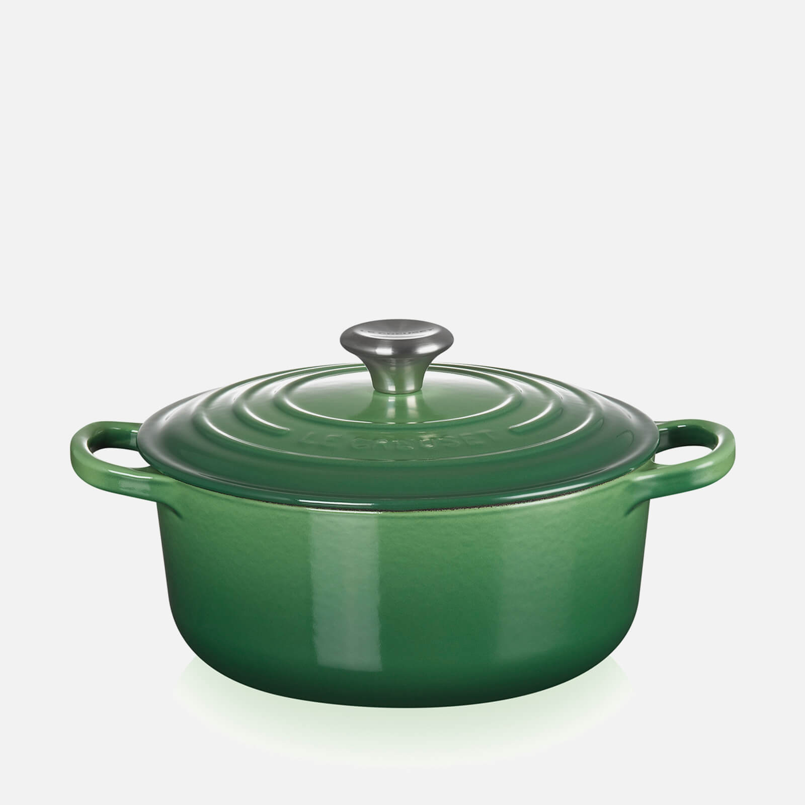 Le Creuset Signature Cast Iron Round Casserole - 20cm - Bamboo Green von Le Creuset