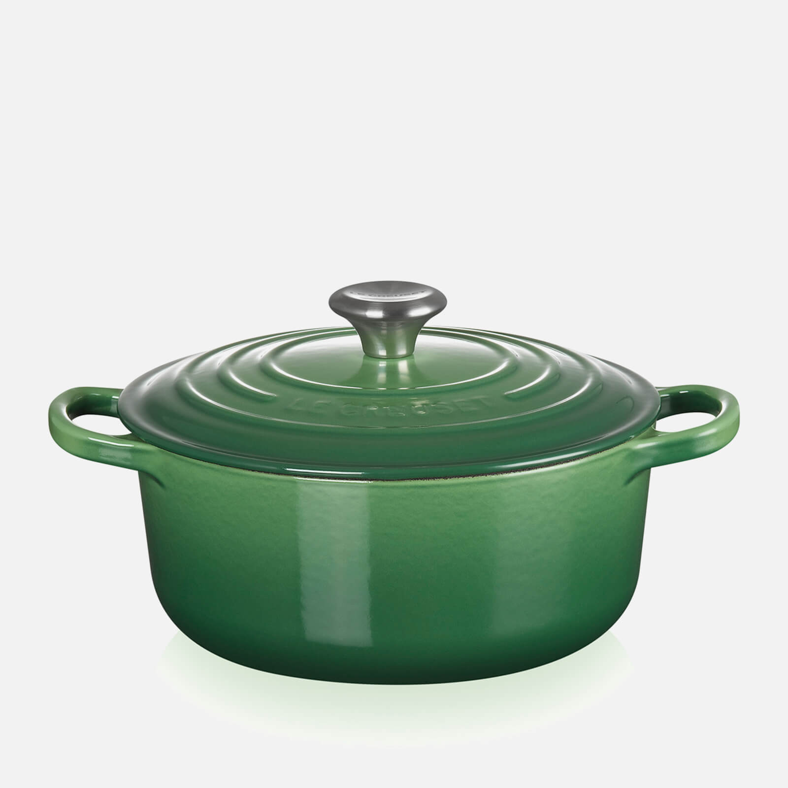 Le Creuset Signature Cast Iron Round Casserole - 28cm - Bamboo Green von Le Creuset