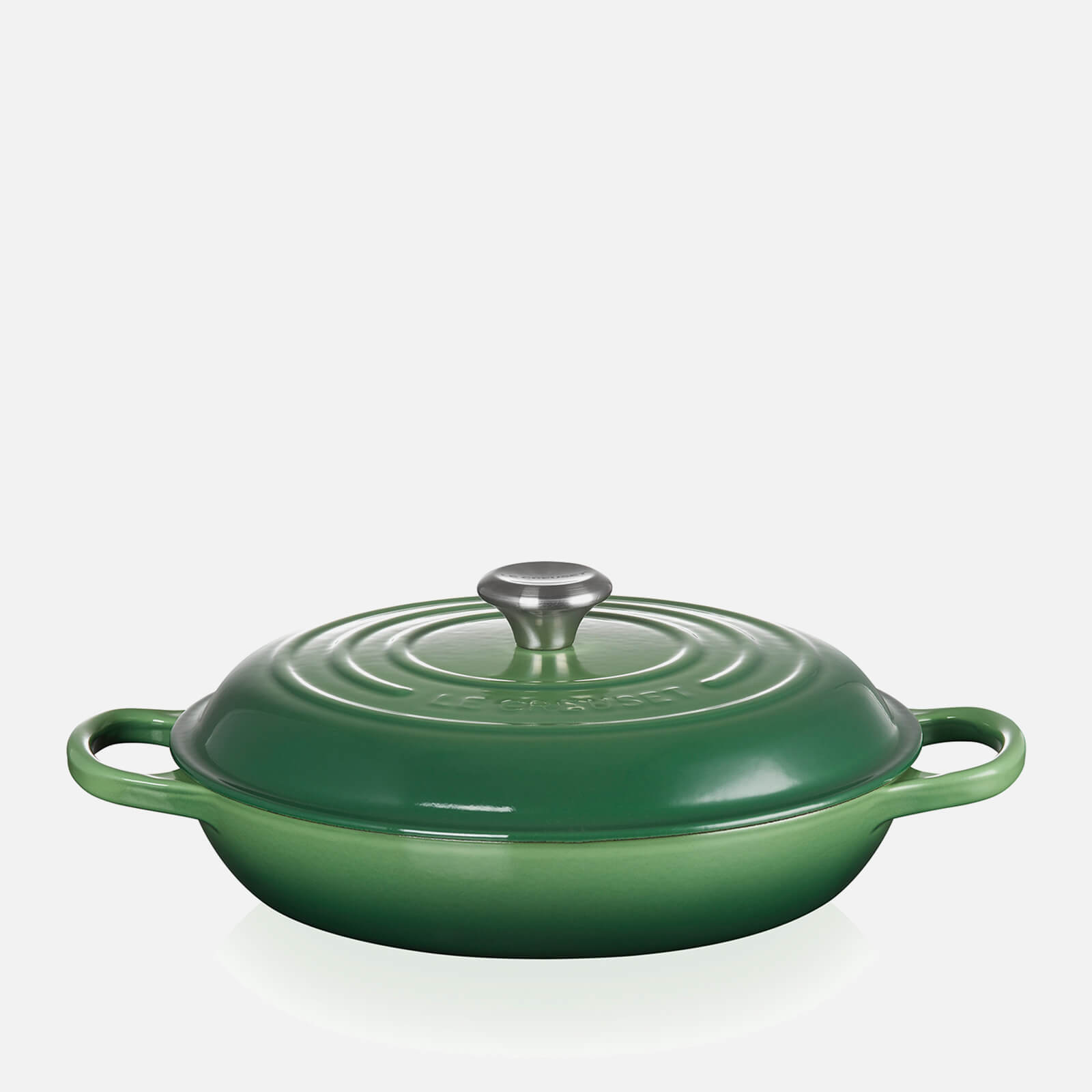 Le Creuset Signature Cast Iron Shallow Casserole - 30cm - Bamboo Green von Le Creuset