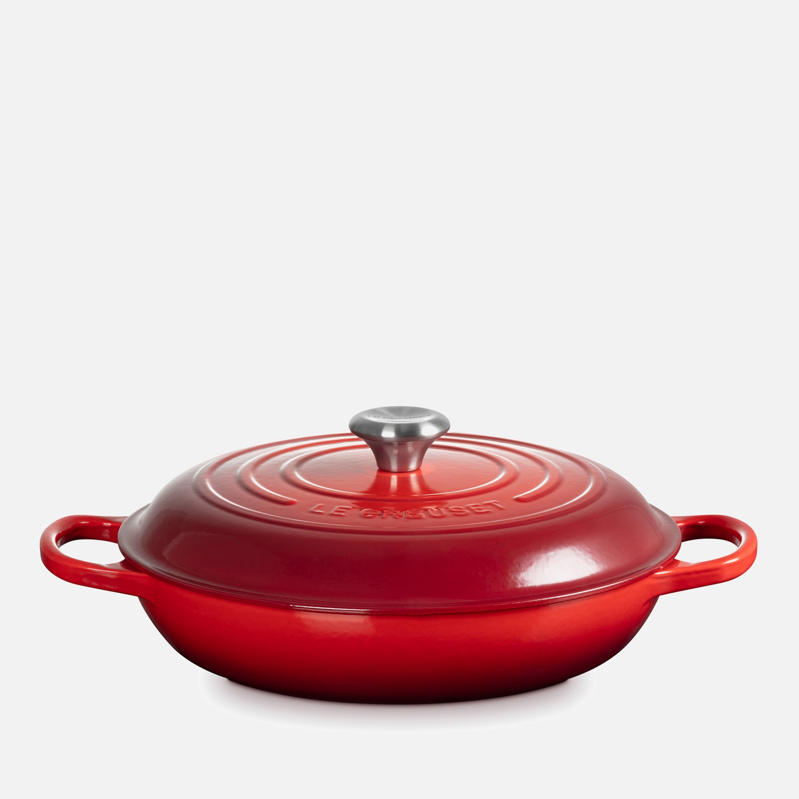 Le Creuset Signature Cast Iron Shallow Casserole Dish - 30cm - Cerise von Le Creuset