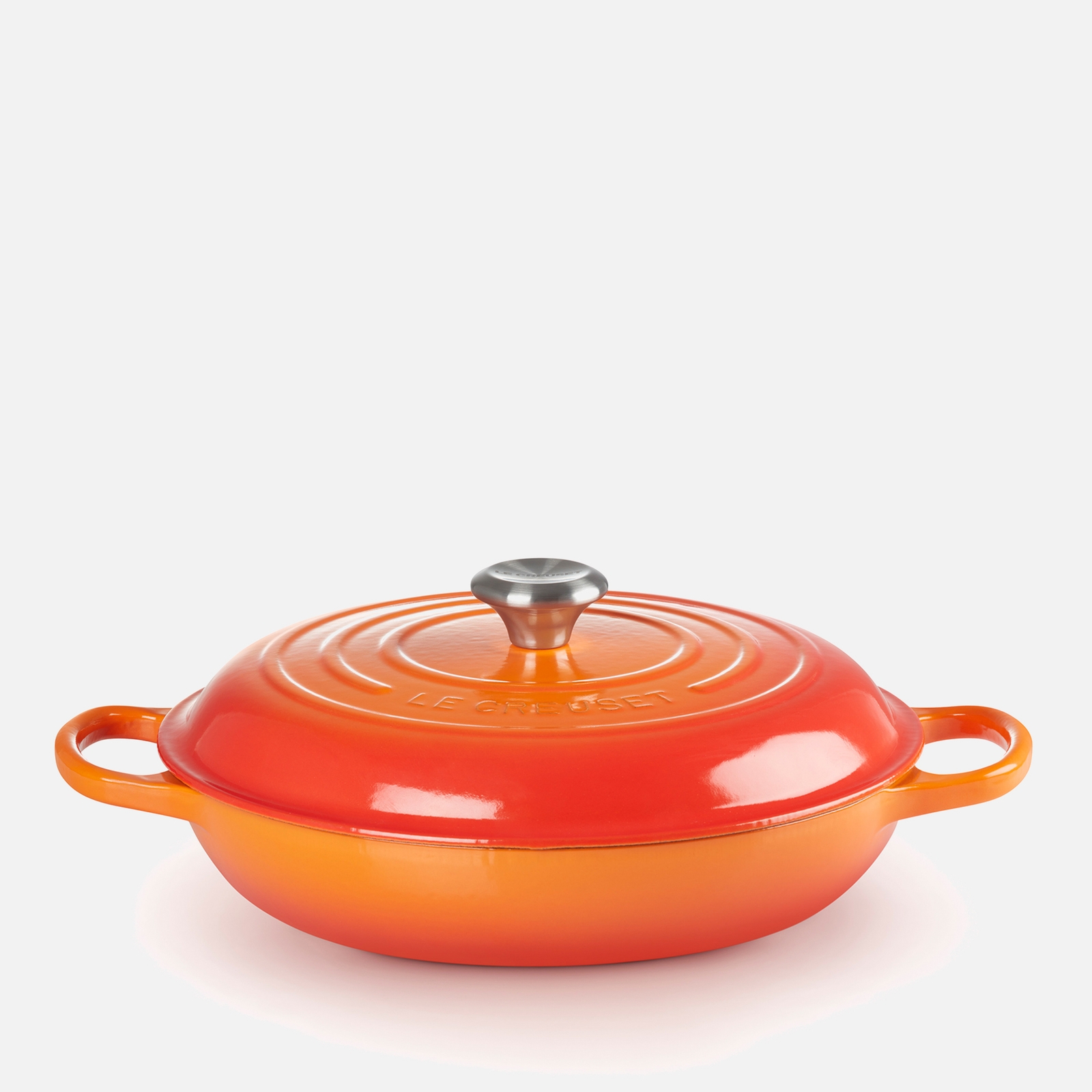 Le Creuset Signature Cast Iron Shallow Casserole Dish - 30cm - Volcanic von Le Creuset