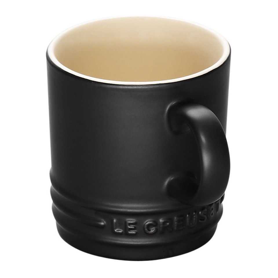 Le Creuset Stoneware Espresso Mug - 100ml - Satin Black von Le Creuset