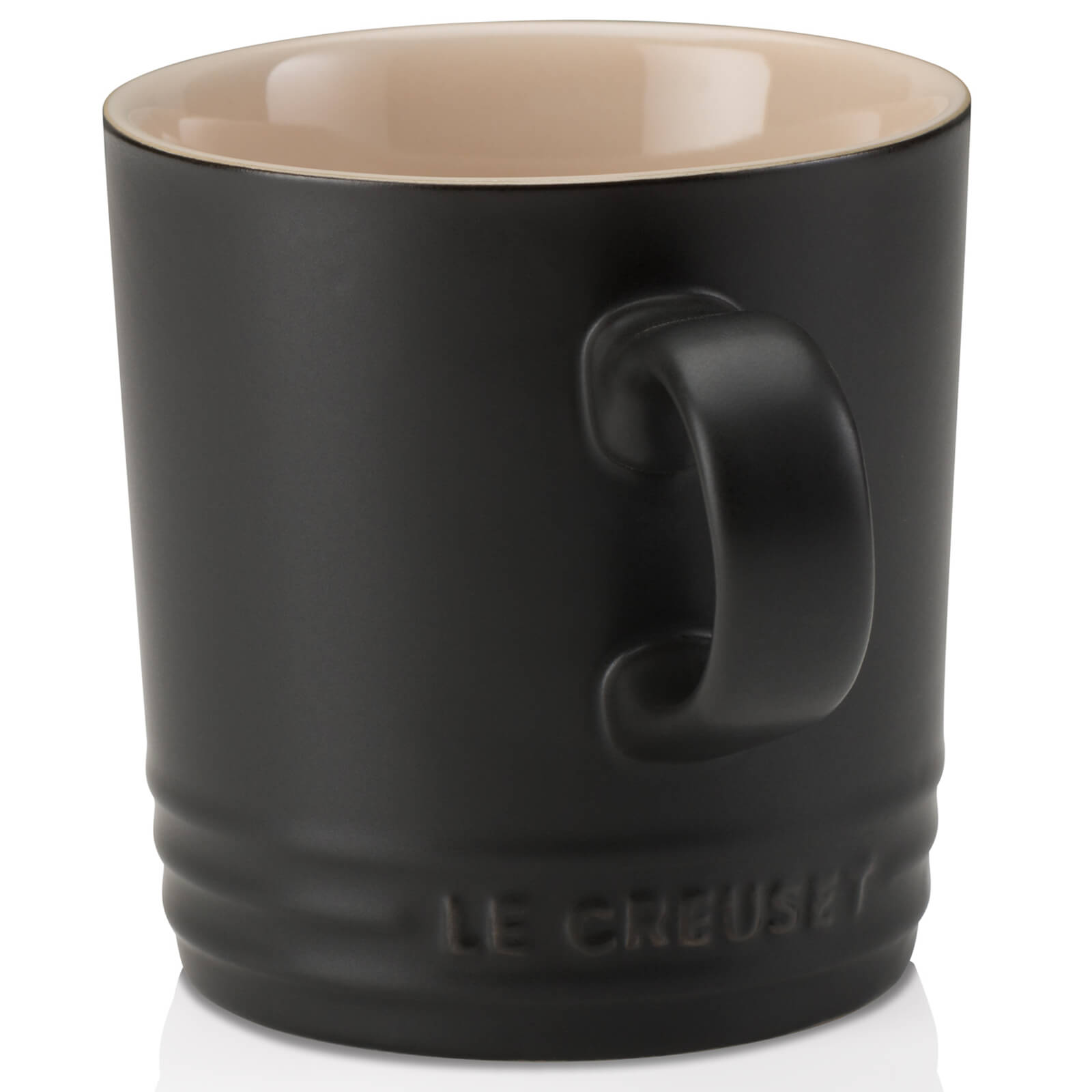 Le Creuset Stoneware Mug, 350ml - Satin Black von Le Creuset