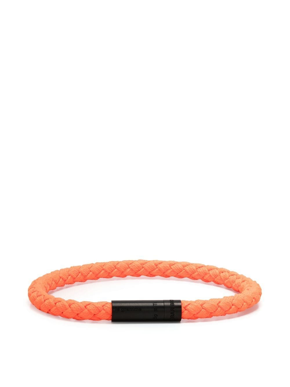 Le Gramme Geflochtenes 5G Armband - Orange von Le Gramme