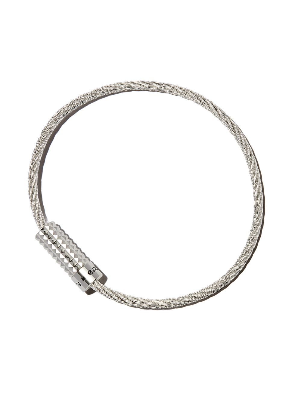 Le Gramme Cable Le 9G Armband im Kabeldesign - Silber von Le Gramme