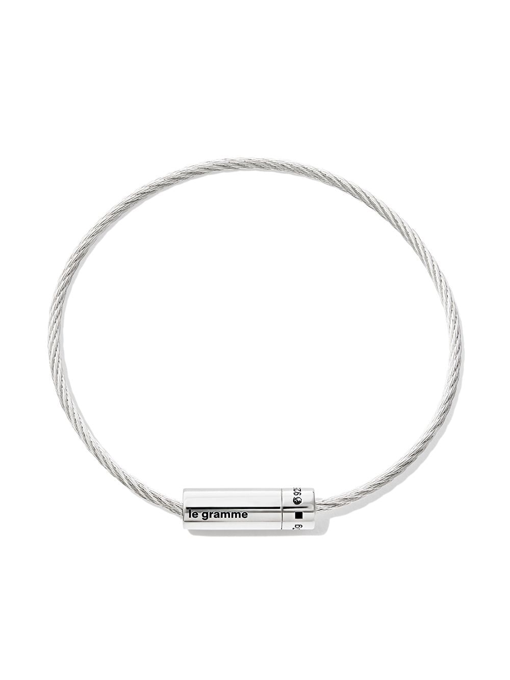 Le Gramme Poliertes Le 7g Armband im Kabeldesign - Silber von Le Gramme