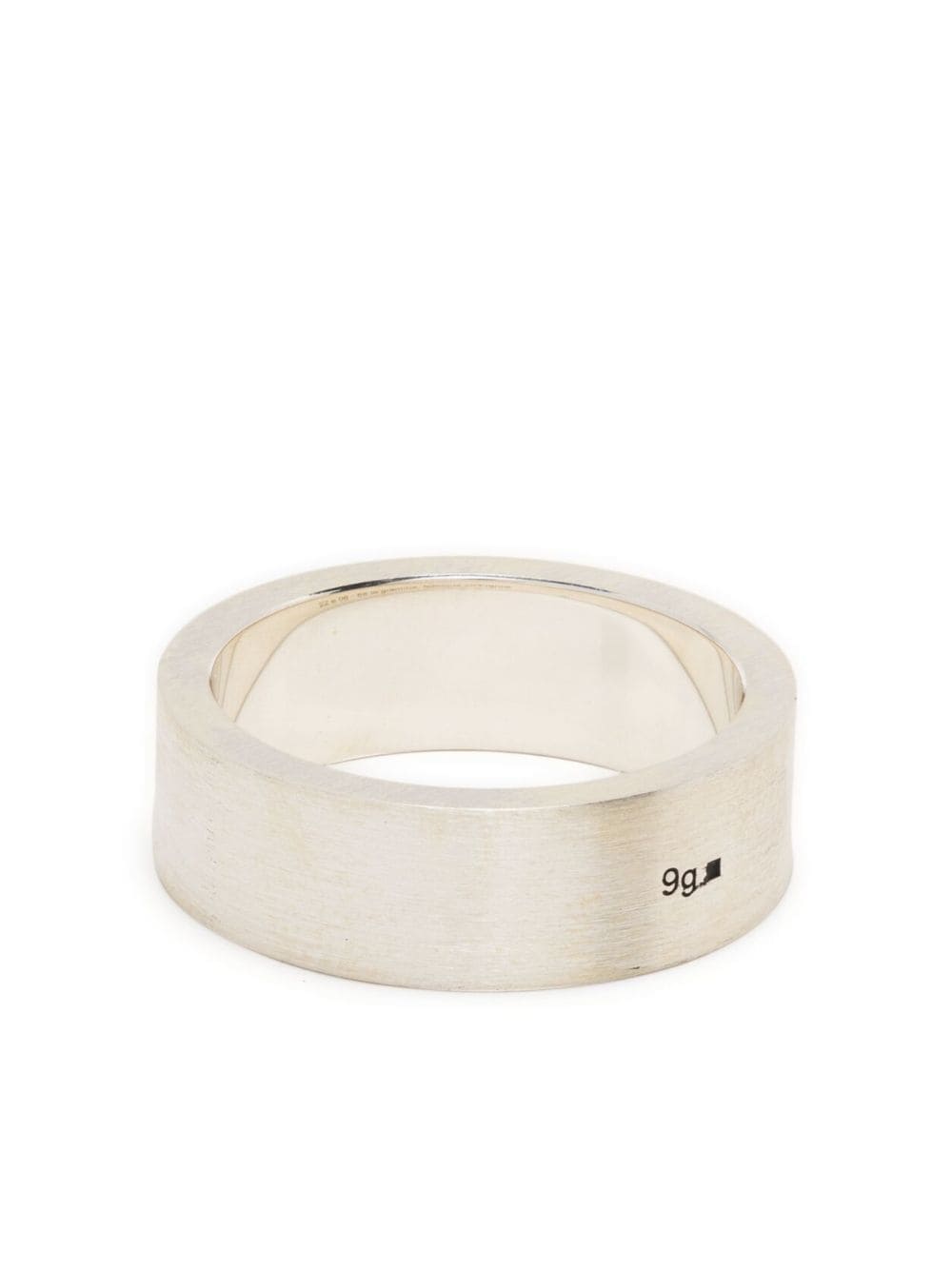 Le Gramme Ring mit gebürstetem Finish - Silber von Le Gramme