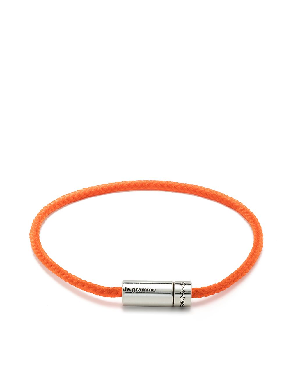 Le Gramme Silberarmband im Kabeldesign 7g - Orange von Le Gramme