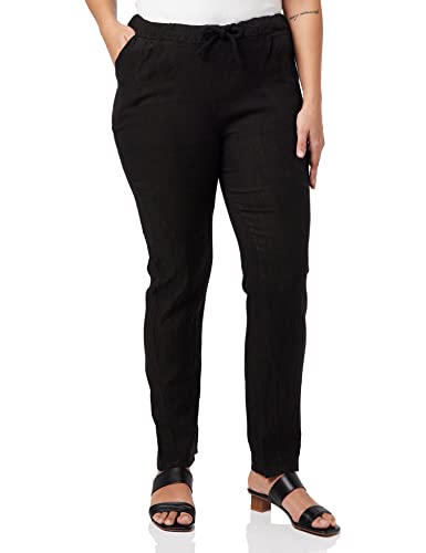 Le Jardin du Lin Damen Trlsc101450 Casual Pants, Schwarz, 38 EU von Bonamaison