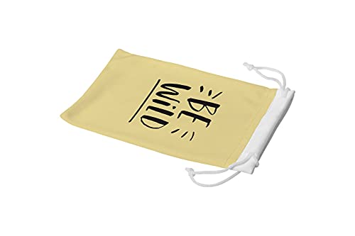 Le Jardin du Lin Digital Bedruckte Brillenbeutel, Sonnenbrillen Beutel, 100% Baumwolle, Weich und Schlank, Schutzbrillenetui mit Kordelzugverschluss, 1 Stück, 11 x 19 cm von Le Jardin du Lin