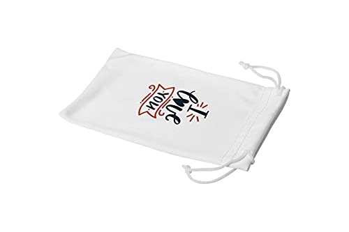 Le Jardin du Lin Digital Bedruckte Brillenbeutel, Sonnenbrillen Beutel, 100% Baumwolle, Weich und Schlank, Schutzbrillenetui mit Kordelzugverschluss, 1 Stück, 11 x 19 cm von Le Jardin du Lin