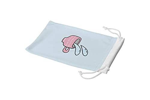 Le Jardin du Lin Digital Bedruckte Brillenbeutel, Sonnenbrillen Beutel, 100% Baumwolle, Weich und Schlank, Schutzbrillenetui mit Kordelzugverschluss, 1 Stück, 11 x 19 cm von Le Jardin du Lin