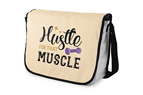 Le Jardin du Lin Digital Bedruckte Messenger Schultaschen mit Schwarzem Riemen für Mädchen und Jungen, Zurück zur Schule, Kuriertaschen für Schüler, Umhängetaschen, Größe: 29x36 Cm von Bonamaison