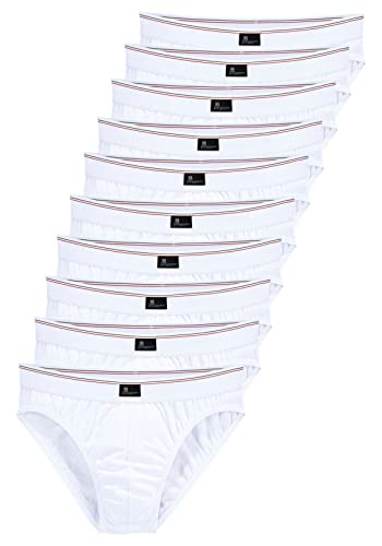Le Jogger Herren Slips 10er Spar Pack, Unterhosen, Baumwolle, Schlüpfer 323765 (7, farb-set) von Le Jogger