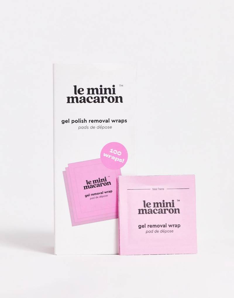 Le Mini Macaron - Durchtränkte Gel-Lack-Entferner-Tücher, 100Stck.-Keine Farbe von Le Mini Macaron