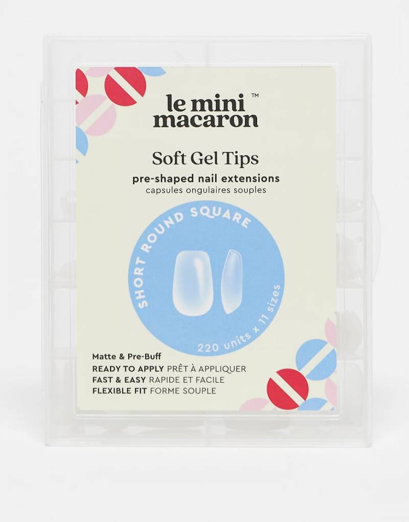 Le Mini Macaron - Gel-Nagelverlängerungen - Kurz, rund und eckig-Keine Farbe von Le Mini Macaron