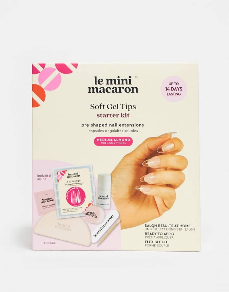 Le Mini Macaron - Starter-Set mit soften Nagelspitzen-Keine Farbe von Le Mini Macaron