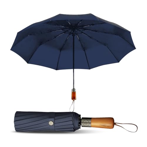 Le Monde du Parapluie - Automatischer Faltschirm für Herren - Dreifachschirm, blau, Klassisch Le Monde du Parapluie - Automatischer Faltschirm für Herren - Dreifachschirm, blau, Klassisch von Le Monde du Parapluie