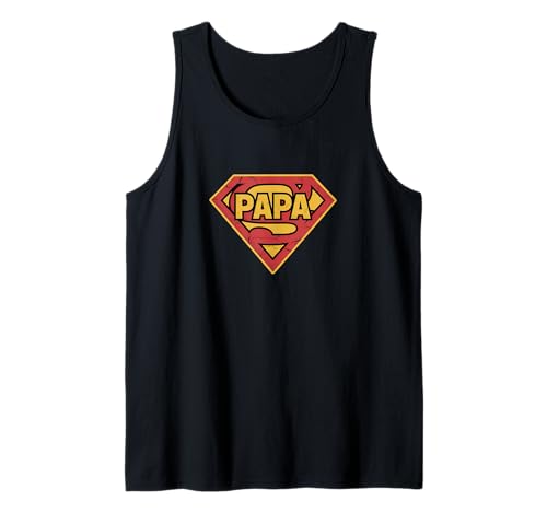 Herren Superpapa Tank Top Herren Superpapa Tank Top von Le Paparazzi Made In France