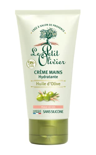 LE PETIT OLIVIER - Feuchtigkeitsspendende Handcreme – Olivenöl – spendet Feuchtigkeit, glättet und beruhigt – trockene Haut – 98% natürlichen Ursprungs – ohne Silikon – 75 von Le Petit Olivier