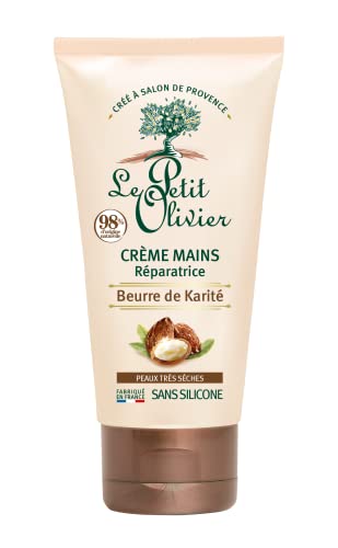 LE PETIT OLIVIER - Handcreme, repariert & spendet Feuchtigkeit – für sehr trockene Haut – 98% natürlichen Ursprungs – ohne Silikon – 75 ml von Le Petit Olivier