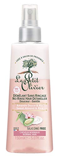 Le Petit Olivier - Ausspülfreie Spülung für normales Haar im Spray mit Mandelblüte & Reiscreme (Amande douce & Crème de Riz) - 150 ml von Le Petit Olivier