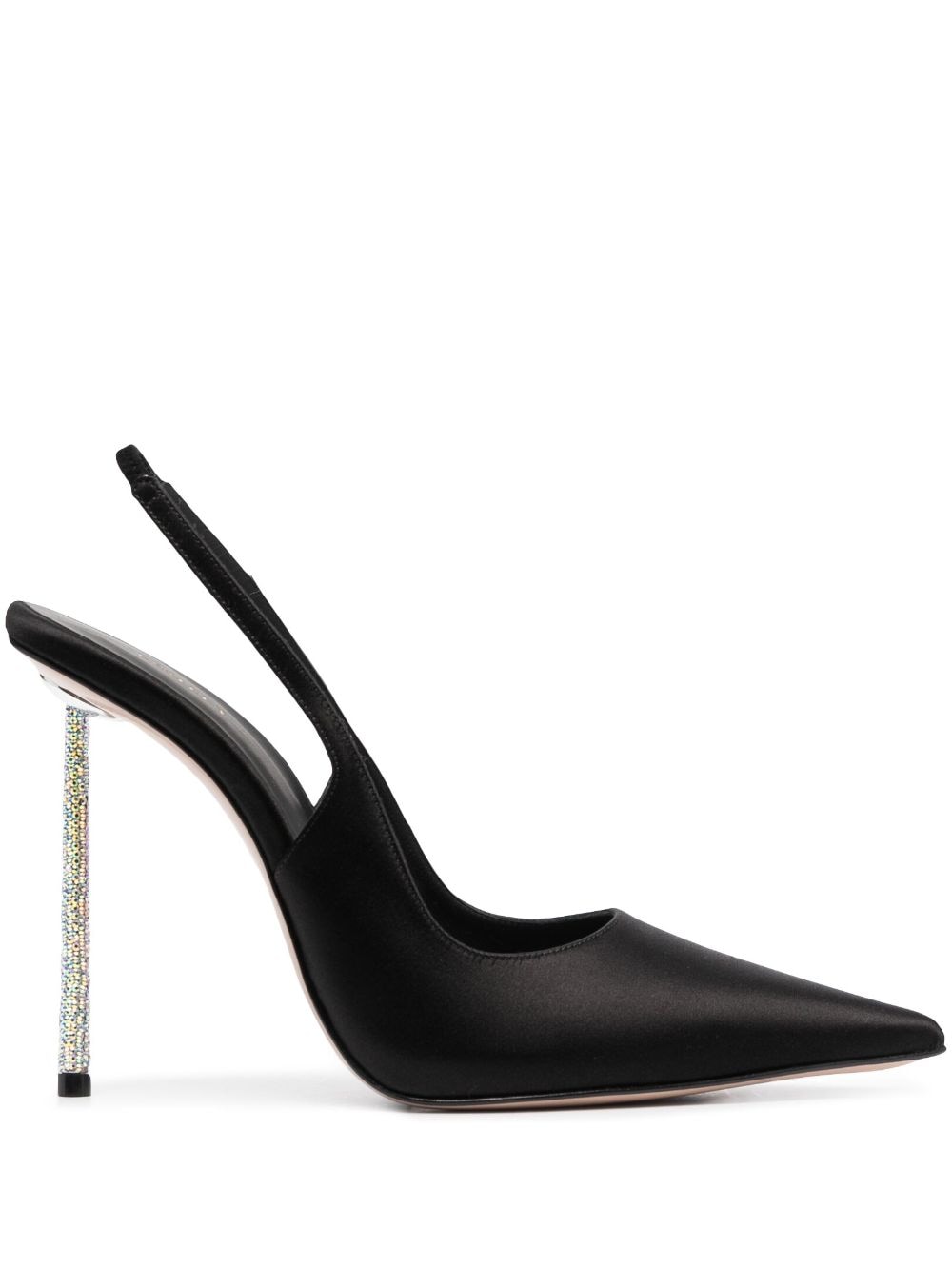 Le Silla Slingback-Pumps 120mm - Schwarz von Le Silla