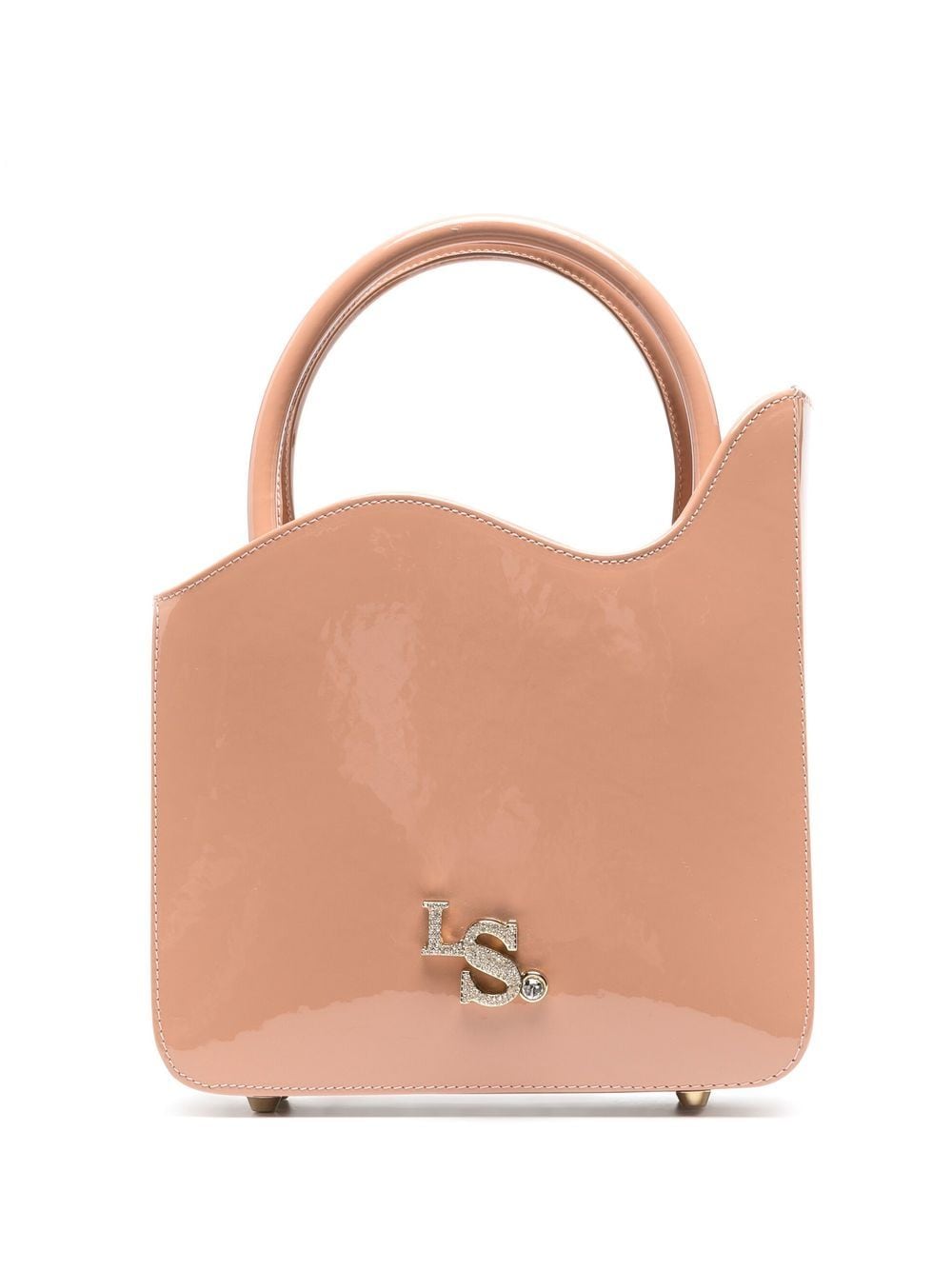 Le Silla Asymmetrische Handtasche - Nude von Le Silla