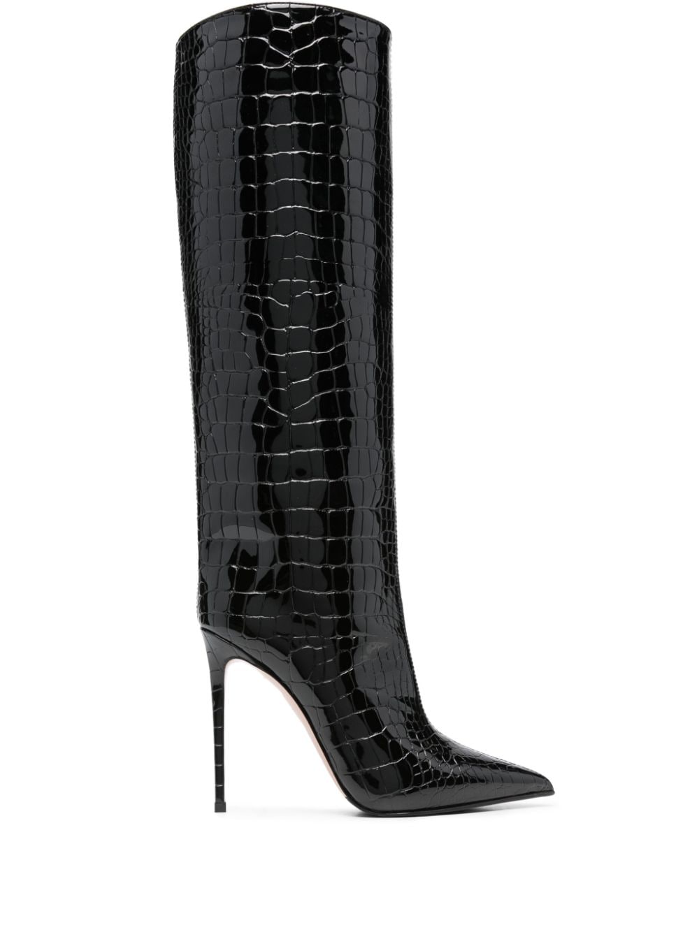 Le Silla Stiefel mit spitzer Kappe 120mm - Schwarz von Le Silla