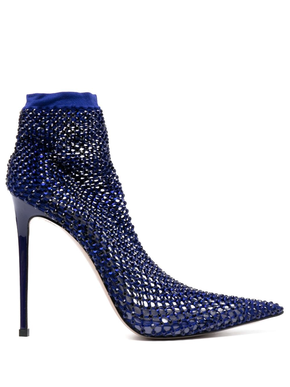 Le Silla Gilda Pumps mit Kristallverzierung 115mm - Blau von Le Silla