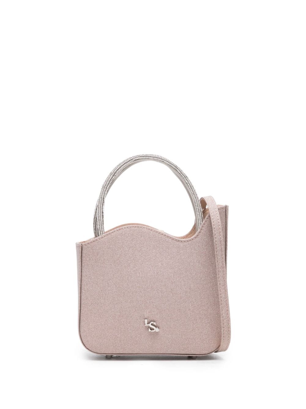 Le Silla Ivy Handtasche mit Glitter-Optik - Rosa von Le Silla