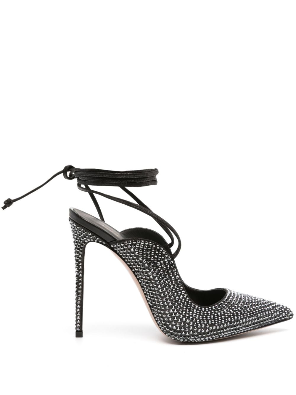 Le Silla Pumps mit Kristallen 120mm - Schwarz von Le Silla