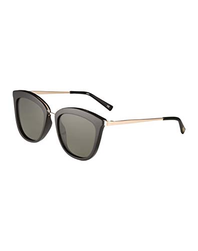 Le Specs CALIENTE LSP1702012 - BLACK/GOLD - Damen Herren CAT-EYE Sonnenbrille mit hohem UV-Schutz von Le Specs
