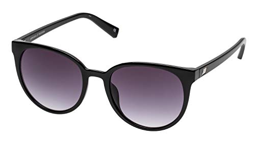 Le Specs ARMADA LSP1902089 - BLACK - Damen Herren Runde Sonnenbrille mit hohem UV-Schutz von Le Specs