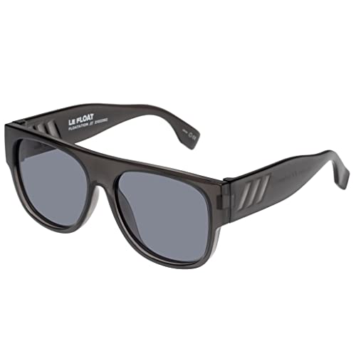 Le Specs FLOATATION LSP2102392 - MATTE BLACK SHADOW - Damen Herren Rechteckige Rahmenform mit UV-Schutz von Le Specs